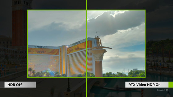 NVIDIAがSDRの映像をHDRに変換するAI技術「RTX Video HDR」を全RTXシリーズ向けにリリース