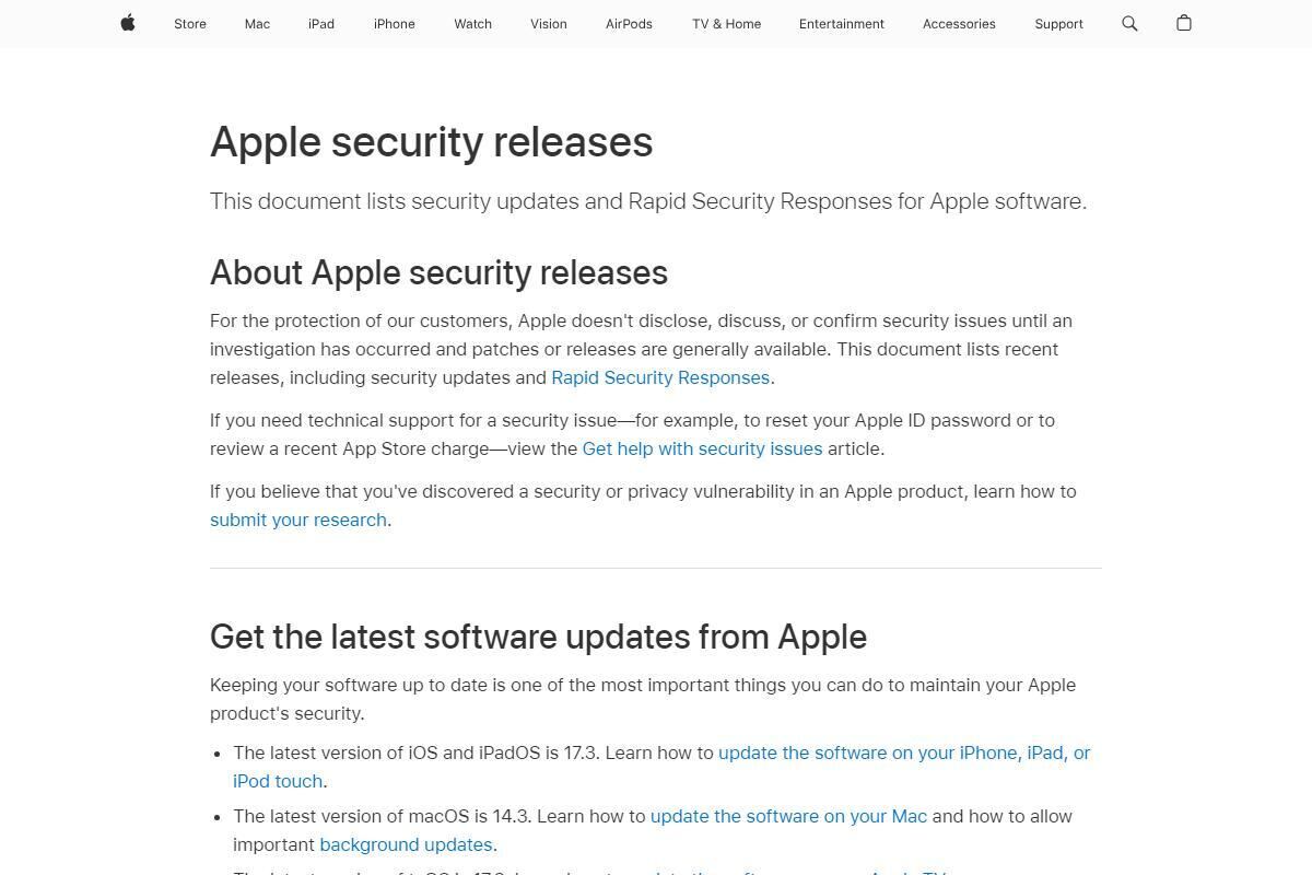 Apple製品のセキュリティアップデート、iOSには追加のセキュリティ対策も