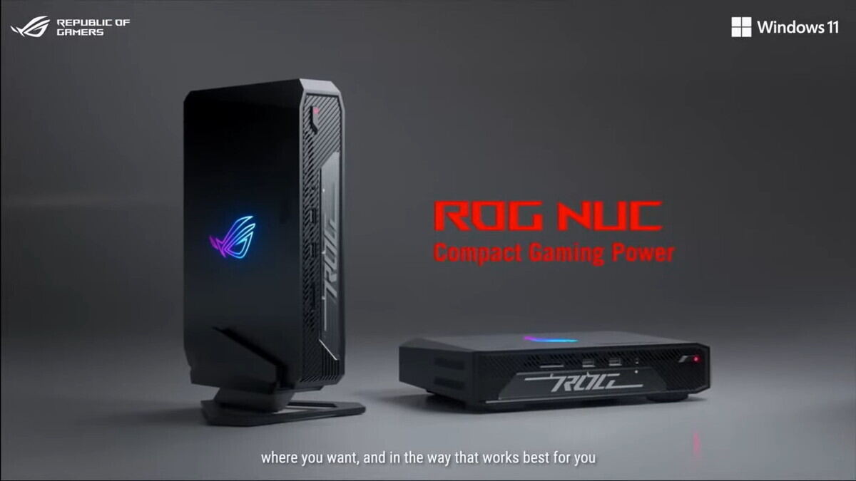IntelからASUSが引き継いだ小型PC“NUC”、ついに最新製品投入 – MeteorLake×GeForce