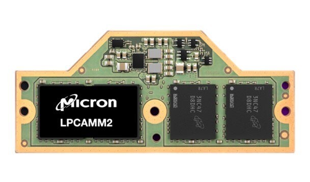 Micron、「LPCAMM2」製品について紹介 – 省電力で小型、高速な新メモリモジュール