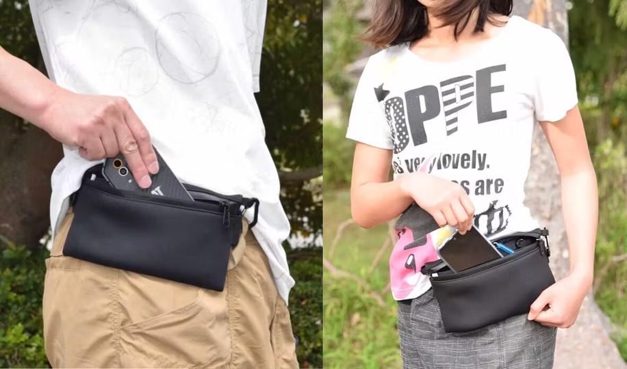 ポケットちょい足しする感覚のミニバッグ「ポケプラス２」で手ぶらお出かけはいかが？
