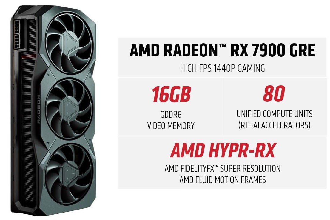 中国限定だった「Radeon RX 7900 GRE」が日本国内にも投入決定！ GeForce RTX 4070 SUPERに競合