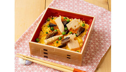 レンジで簡単「春の筍ちらし寿司」限定販売、徳島県産を使用