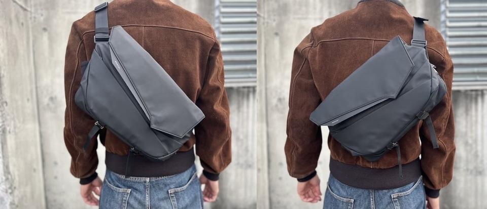 スタイリッシュで拡張可能なスリングバッグ「SEKKEI MX-sling」