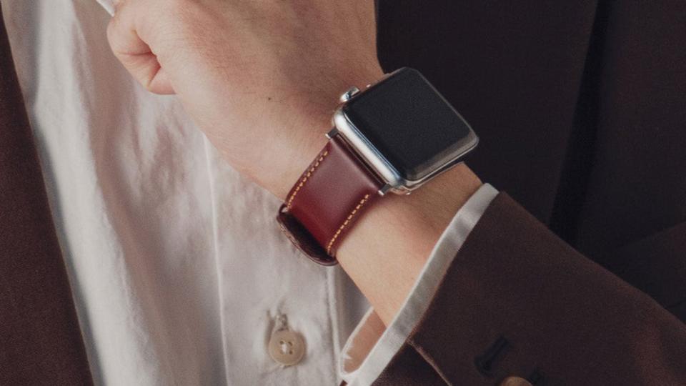 このApple Watchのベルト、端材で作ったとは思えない美しさ