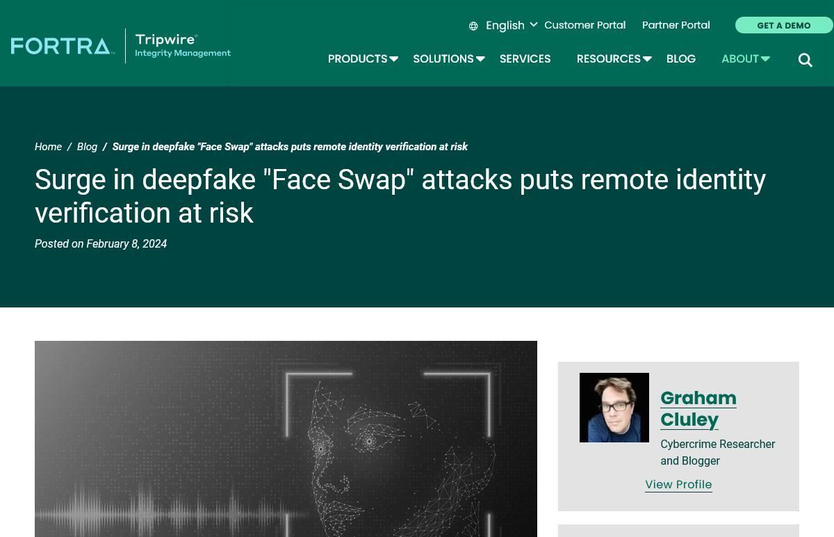 ディープフェイクの「顔交換」攻撃が704%増加、警戒を