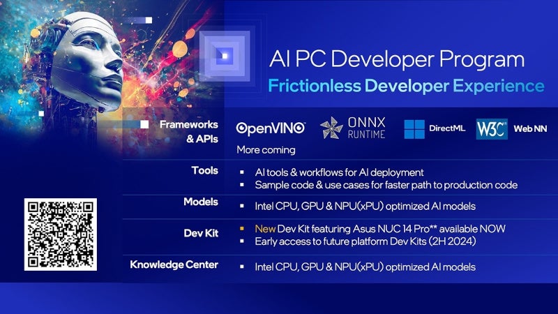 Intel、AI PC関連のソフトウェア開発者に向けた支援プログラム