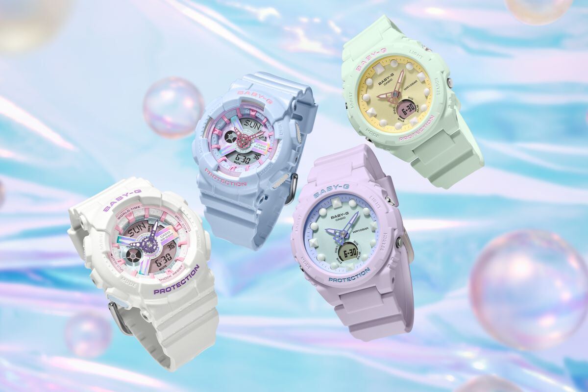 カシオ「BABY-G」、バーチャル＆ドリーミーな新作を4モデル