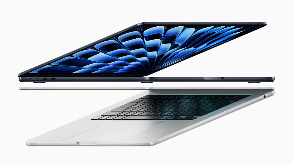 Apple、パワフルなM3チップを搭載した新しい13インチと15インチMacBook Airを発表
