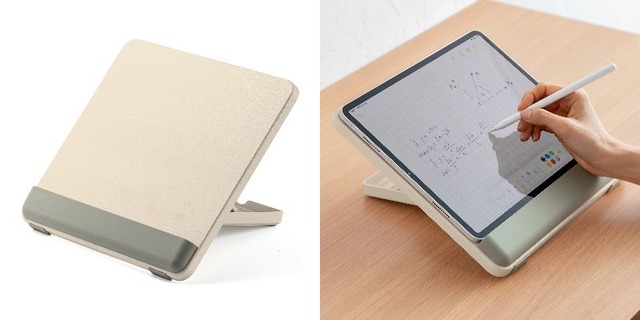 教科書やタブレットを立て、姿勢悪化を防止する！ノートPC・タブレット向け卓上傾斜台