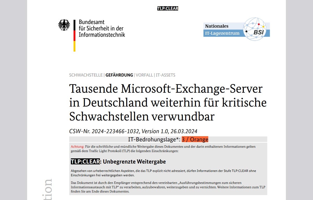Microsoft Exchangeサーバ1万7千台が危機的状況、ドイツ当局が警告