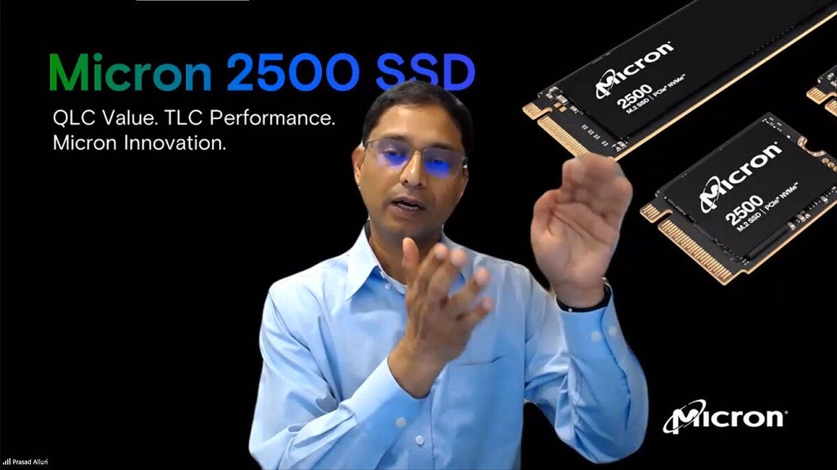Micron、QLC NAND採用のMicron 2500 NVMeの詳細を説明