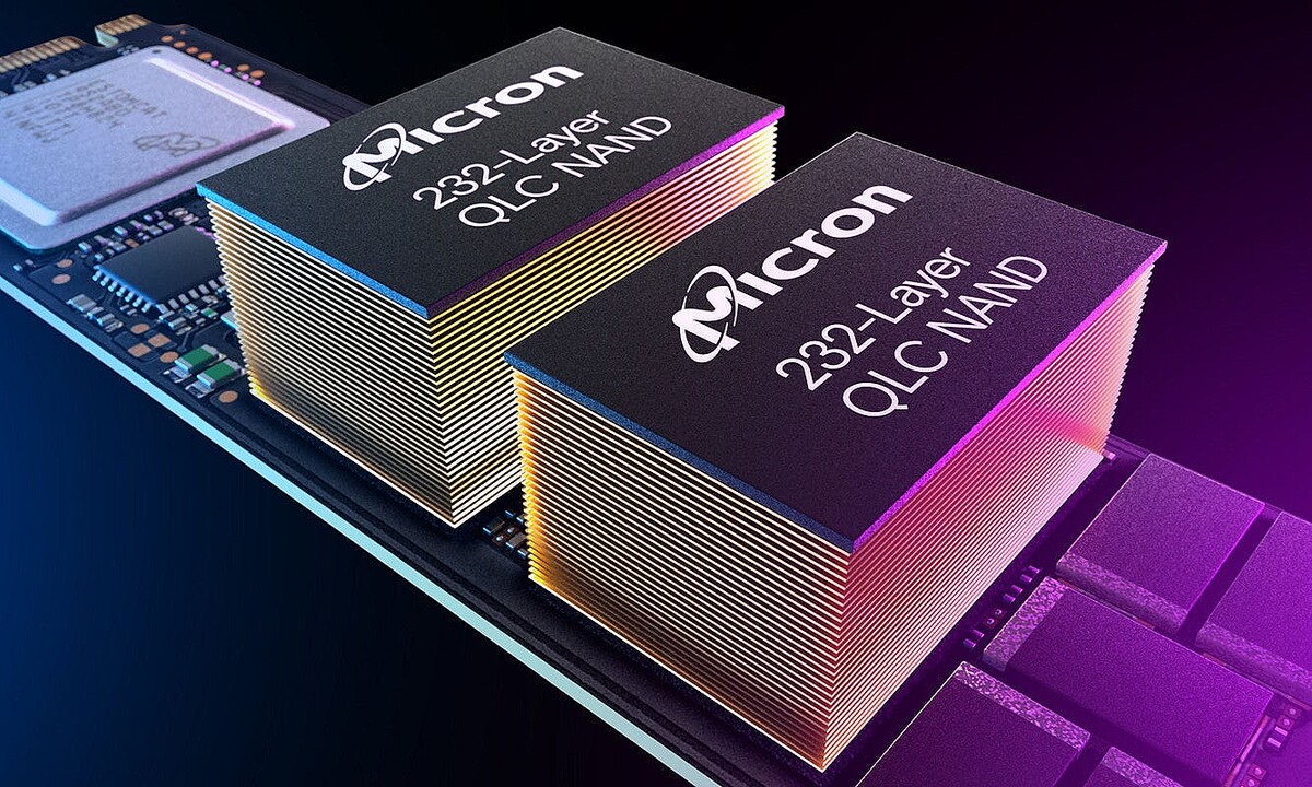 「Micron 2500 NMVe」発表 – 232層QLC NAND採用PCIe 4.0 SSD、読み取り性能24%改善