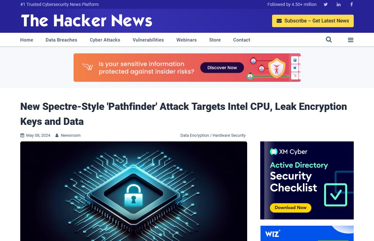 IntelのCPU狙う新しいサイバー攻撃「Pathfinder」が発見