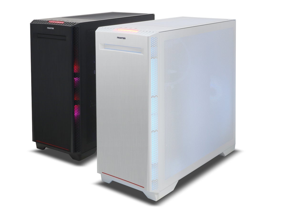 FRONTIER、メッシュサイドパネルで冷却性能を強化したゲーミングPC「GALシリーズ」を発売