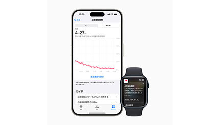 Apple、「Apple Watch」に「心房細動履歴」追加