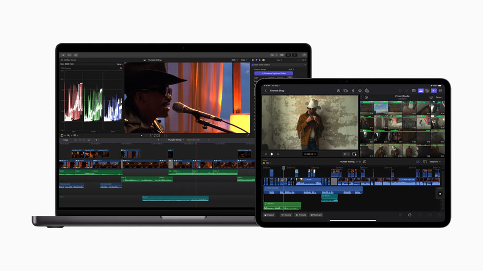 Final Cut Proは、iPad上のライブマルチカム機能とMac上の新たなAI機能でビデオ制作を変革します