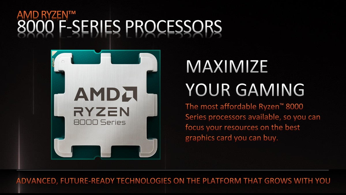 AMD Ryzen 7 8700F / Ryzen 5 8400F発売！ 内蔵グラフィックス非搭載なのに、Ryzen AI搭載モデルも