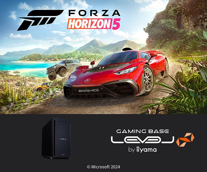 iiyama PC、『Forza Horizon 5』『Halo Infinite』推奨PCのRyzenモデルを更新