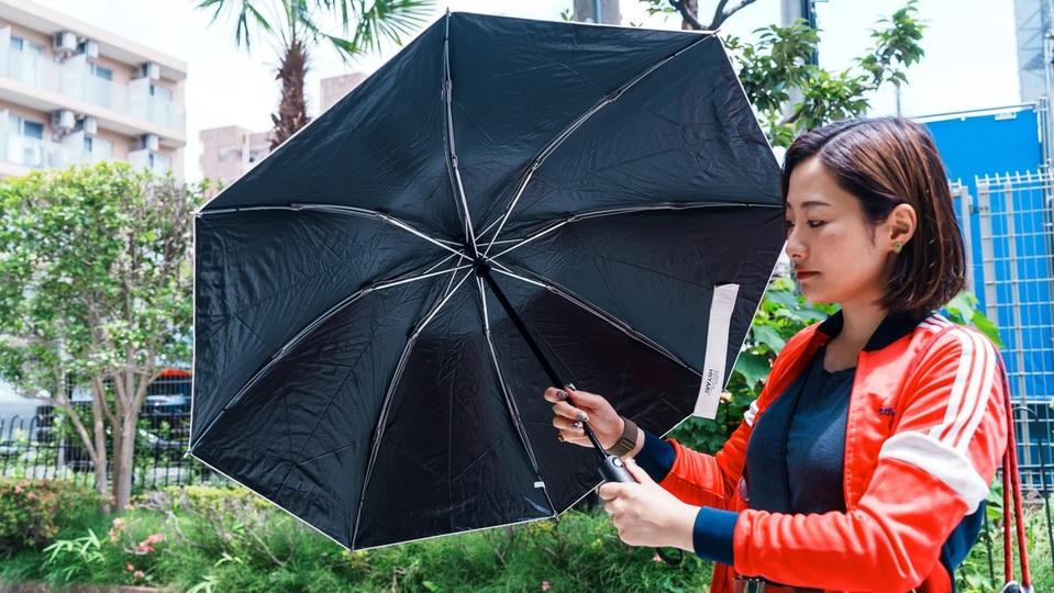 パッと1秒自動開閉！完全遮光＆高い遮熱性能を兼ね備えた晴雨兼用傘「HIYARI MERCURY」