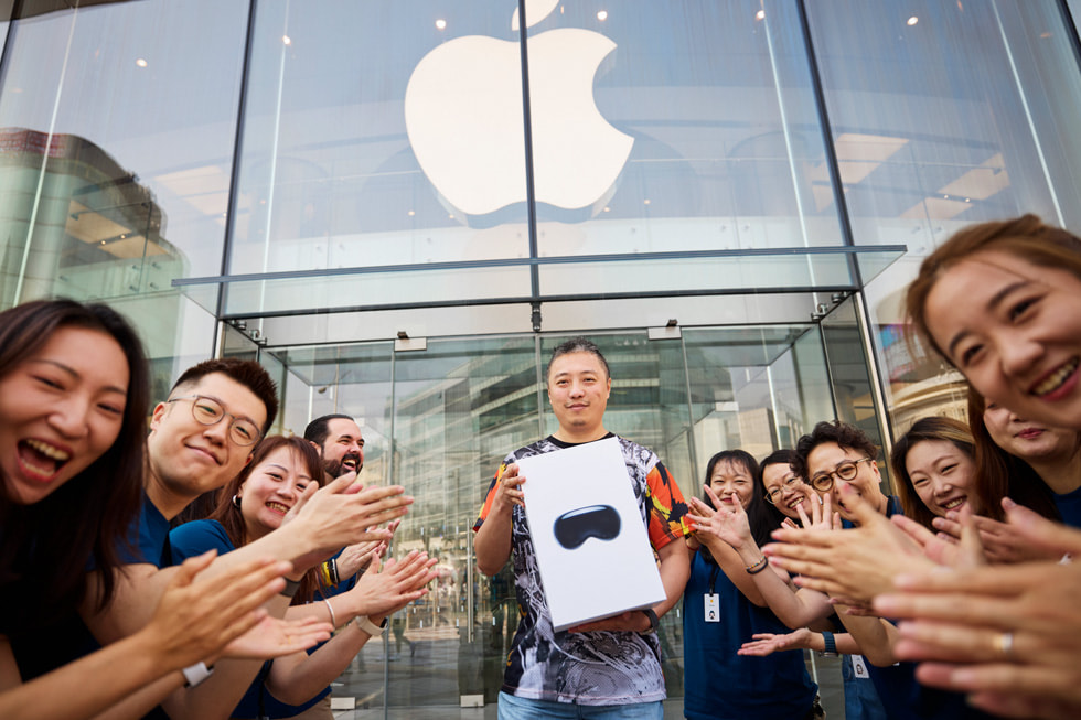 Apple Vision Pro、日本、中国本土、香港、シンガポールで販売開始