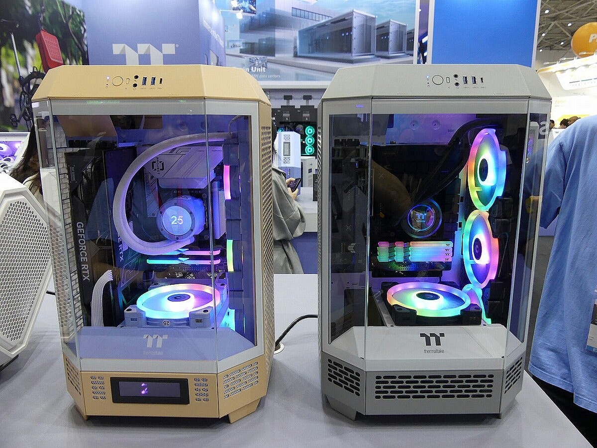 COMPUTEX TAIPEI 2024 – Thermaltake、背面コネクタ対応の八角柱タワーケース「The Tower 600」