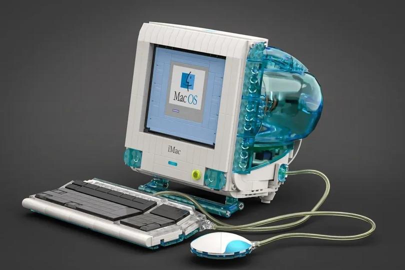 基板がスケスケ。再現度が高いレゴの「iMac G3」