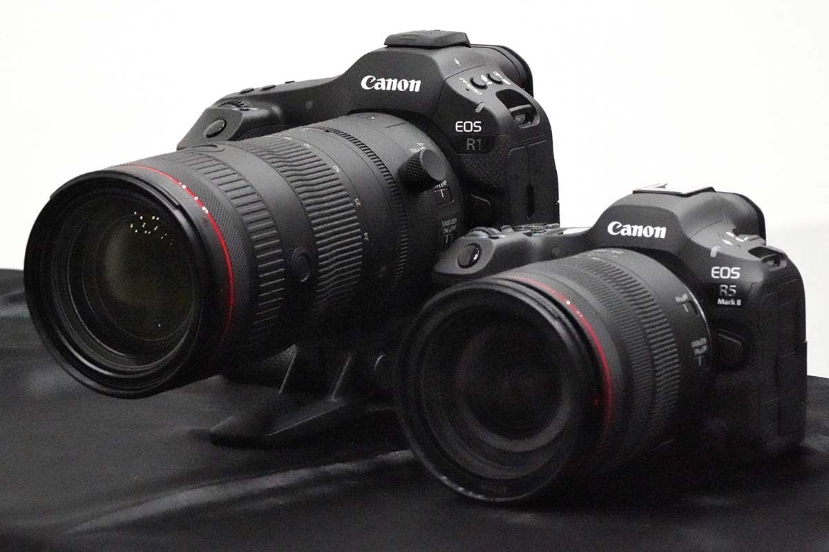 キヤノン「EOS R5 Mark II」「EOS R1」発表 AF強化、カメラ内高画質化機能内蔵