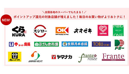 三菱UFJカード、ポイント優遇対象店拡大 「オーケー」「三和」「ジャパンミート」など計14のスーパーを追加