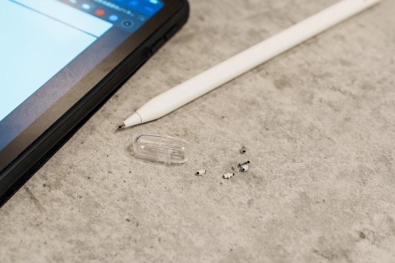 Apple Pencilをシャープペンシルの書き心地にするペン先「pencil tips SCREW」