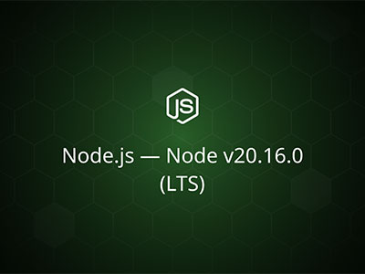 JavaScript実行環境の最新長期サポート版「Node.js 20.16.0」がリリース