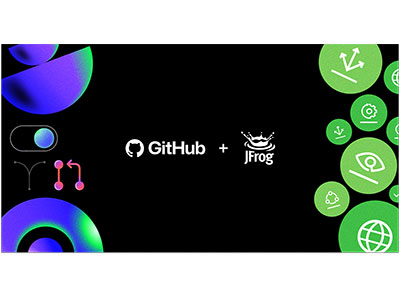 GitHubとJFrog、コードとバイナリ管理の効率化を目指すパートナーシップを発表