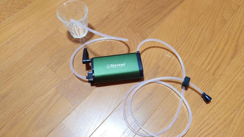 雨水や川の水を浄化して飲料水にする「Diercon ポータブル浄水器」を試してみた