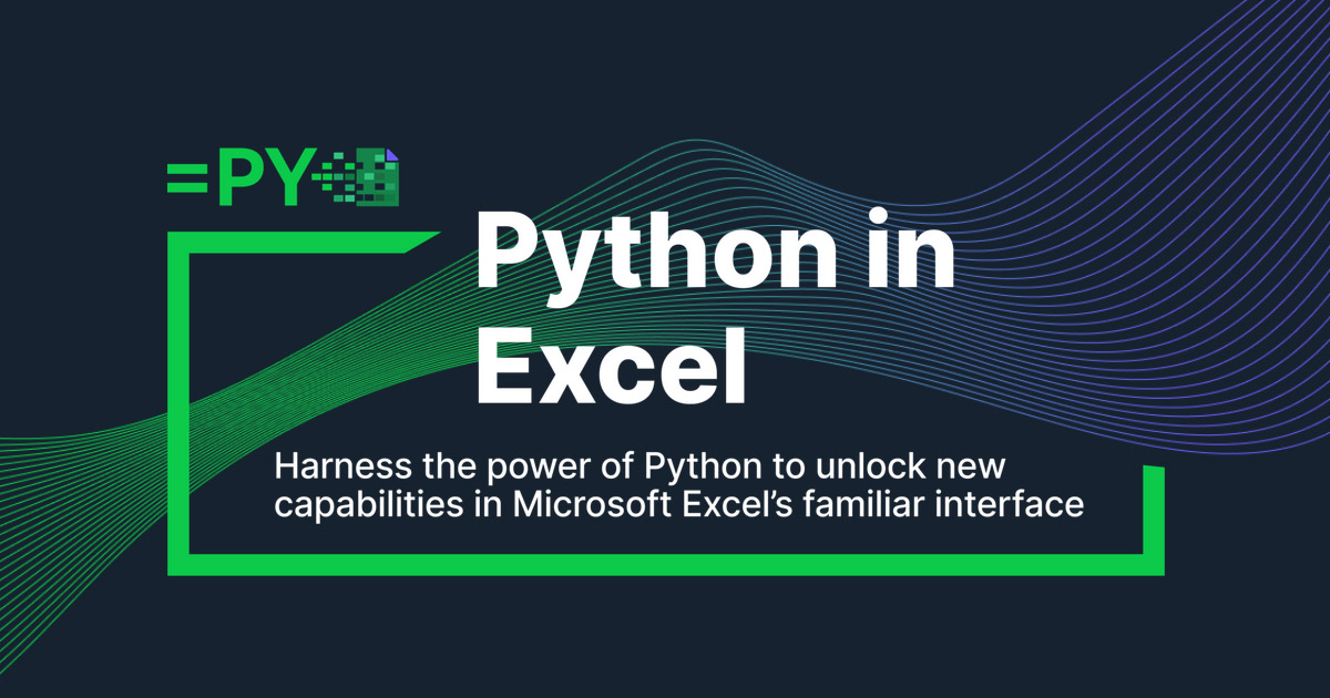 Microsoft Excelのスプレッドシート内でのPython実行を可能にする「Python in Excel」が正式リリース