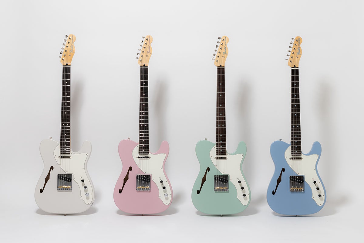 フェンダー、「くすみカラー」を採用した日本製限定Telecaster Thinline