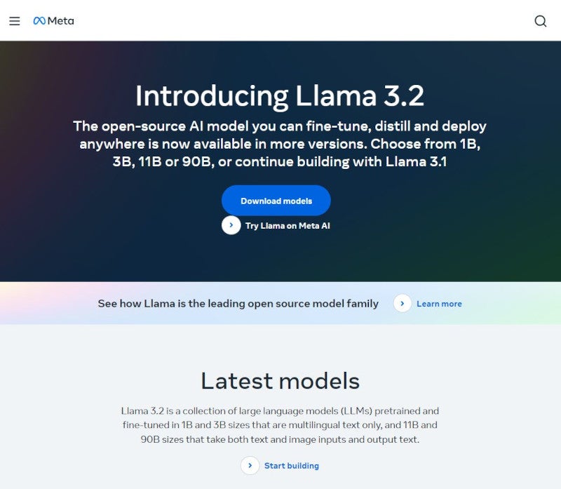 Meta、画像推論能力と軽量・高機能の2つのモデルを持つ「Llama 3.2」リリース