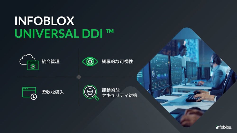 Infoblox、ネットワーク、セキュリティ、クラウド担当者の連携を強化する製品群