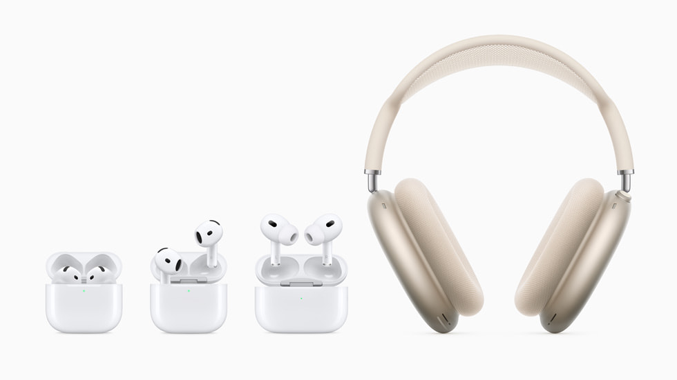 Apple、AirPods 4を発表、AirPods Pro 2では世界初のオールインワンの聴覚の健康をサポートする体験が可能に