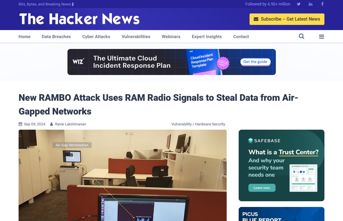 メモリ操作で電波を発生させデータを盗む攻撃方法が明らかに