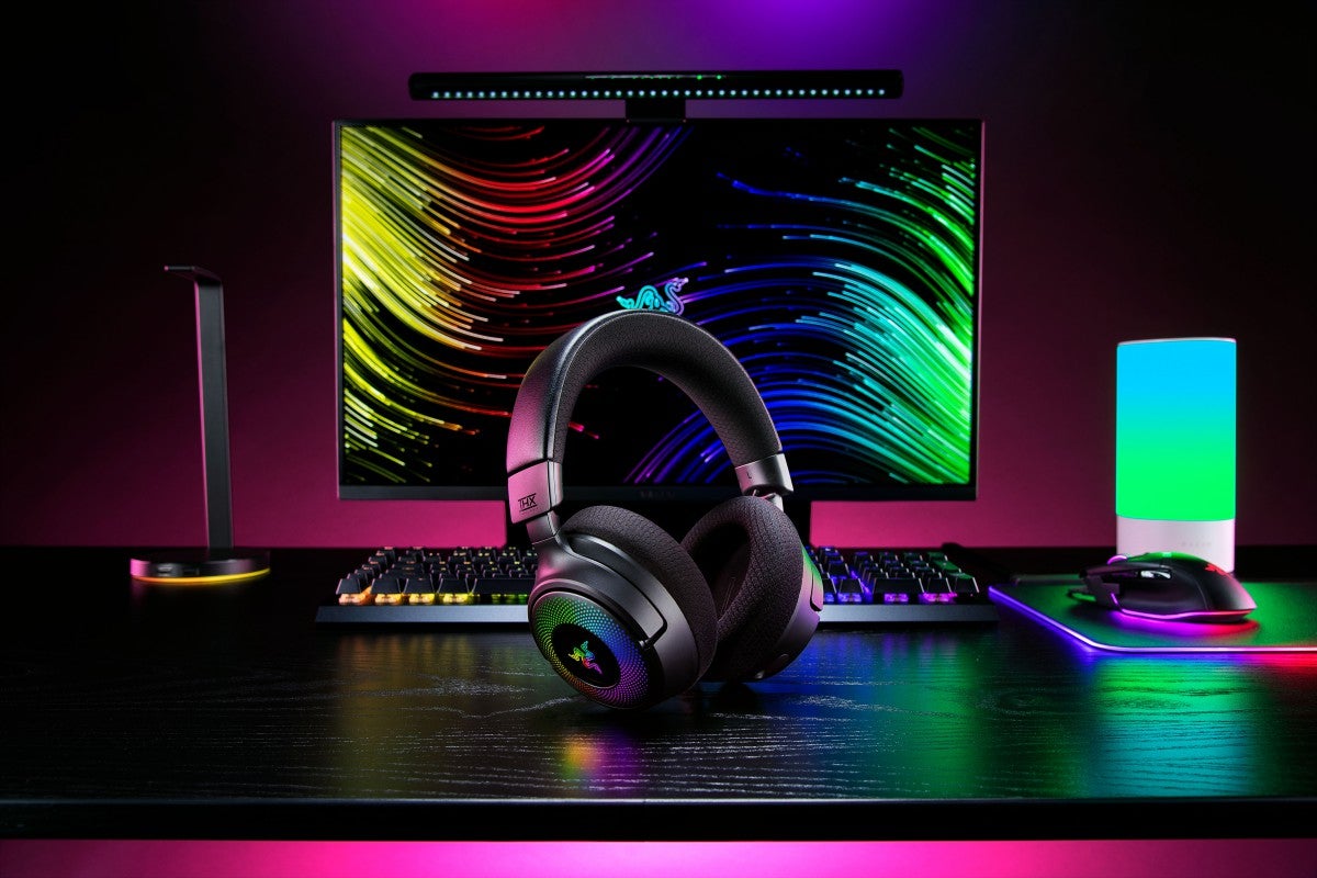 Razer、TriForce Titanium 40mmドライバーを搭載したワイヤレスヘッドセット「Kraken V4」