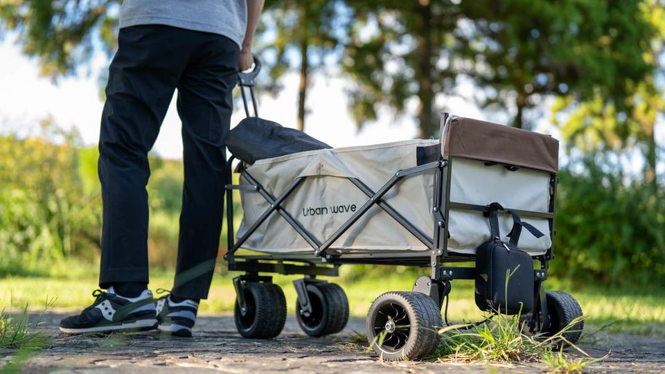 重たい荷物がラクに運べる！ 電動アシストワゴンでアウトドアの手間が減らせました