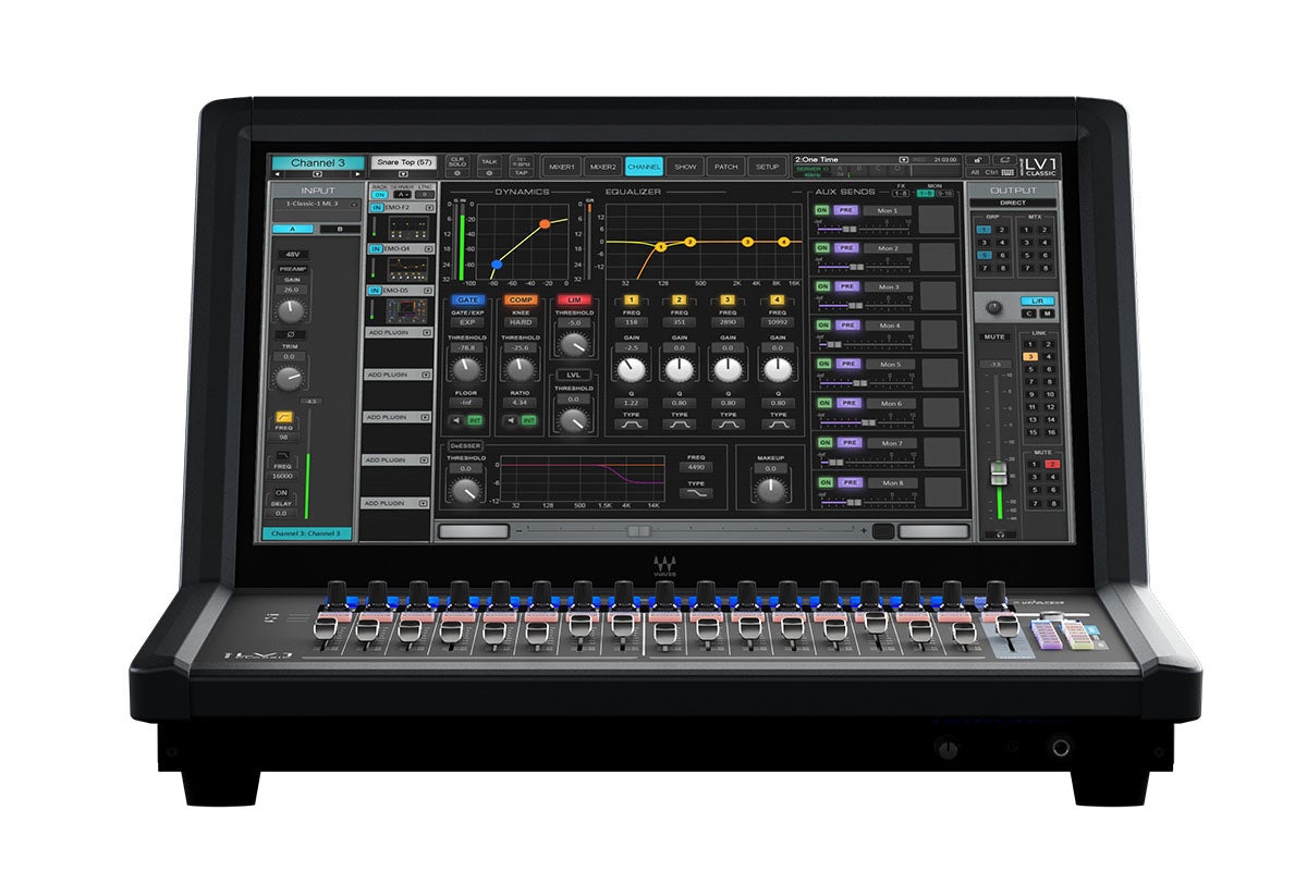 Waves、ライブミキシングコンソール「eMotion LV1 Classic」を発表