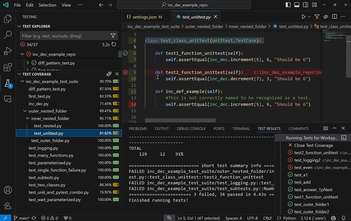 カバレッジテストやログ解析機能の拡充を図った「Python in Visual Studio Code」