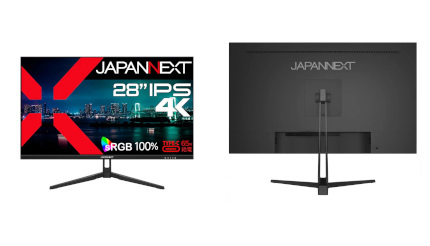 JAPANNEXTの28インチ4K液晶ディスプレイが3万6980円！ USB-C給電に対応