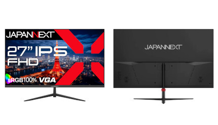 27インチのフルHD液晶ディスプレイが2万480円、JAPANNEXTから