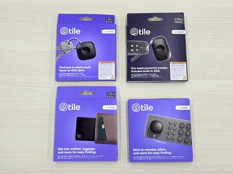 スマートトラッカー「Tile」に新モデルが登場！Life360連携やSOS機能追加、Bluetooth接続範囲拡大など。Amazonプライム感謝祭でお得に