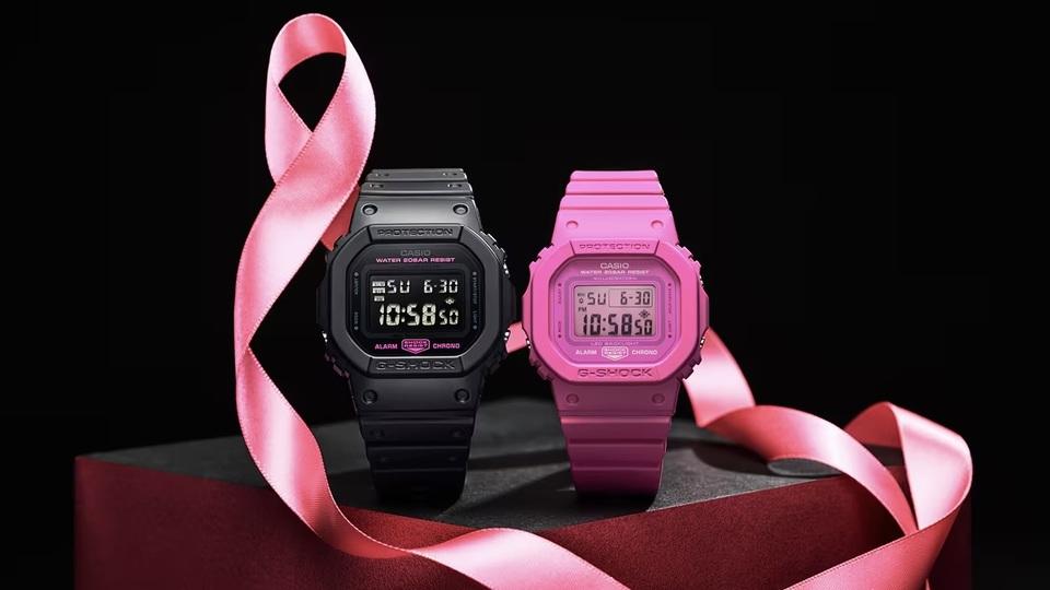 ピンクで乳がん早期発見を支援。G-SHOCKの限定カラーモデル