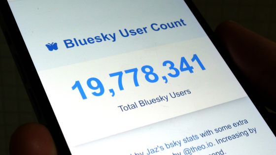 Blueskyのユーザー数が1日当たり100万人以上の勢いで増加中