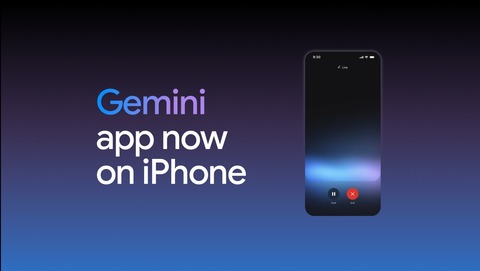 GoogleがAIサービス「Gemini」アプリのiOS版を提供開始！iPhoneでも手軽にGeminiが利用可能に。Gemini Liveは10以上の言語に対応