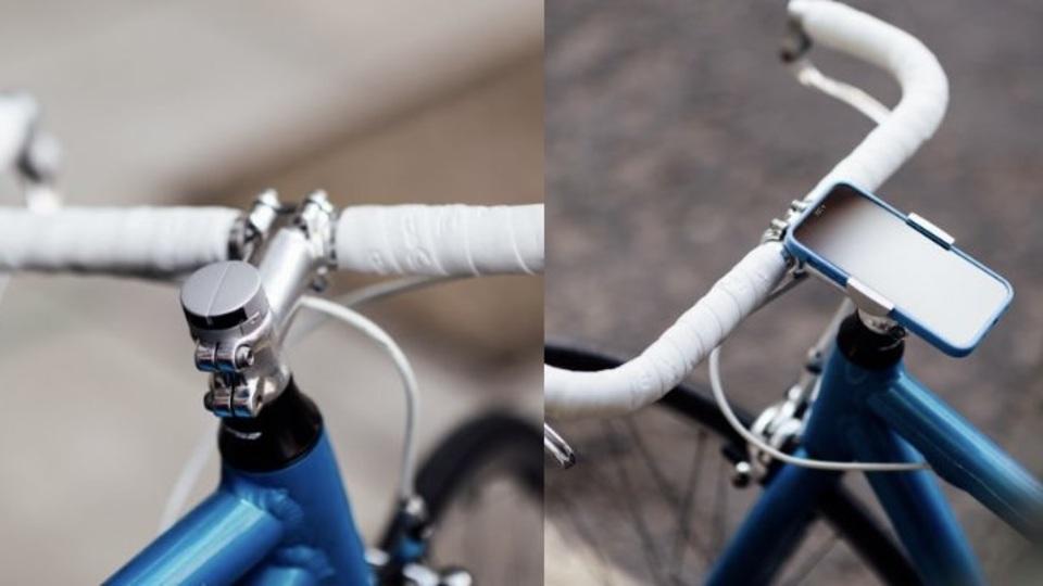 誰にもバレない盗られない。自転車と一体化するスマホ用ホルダー